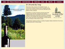 Tablet Screenshot of humboldtwines.com